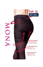 Rajstopy Mona Push-Up 40 den 5-XL