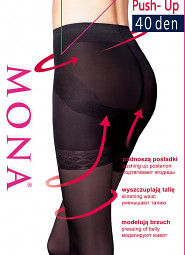 Rajstopy Mona Push-Up 40 den 5-XL