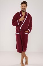 Szlafrok De Lafense 564 Bruno M-2XL męski