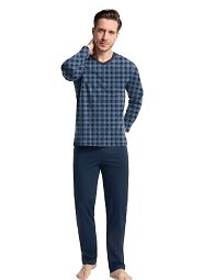 Piżama Luna 795 dł/r M-2XL męska