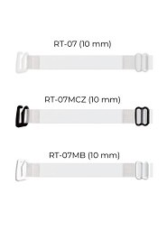 Ramiączko Julimex RT 07 silikonowe na szyję z plastikowym zaczepem 10 mm