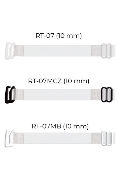 Ramiączko Julimex RT 07 silikonowe na szyję z plastikowym zaczepem 10 mm