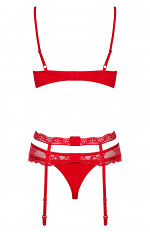 Komplet Obsessive Heartina Set 3-częściowy S-XL