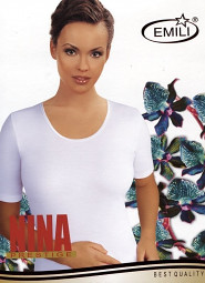Koszulka Emili Nina czarna, beżowa S-XL