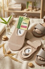 Baleriny Rebeka 10791 mokasyny Bambus damskie