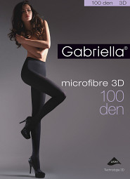 Rajstopy Gabriella 119 Microfibre 3D 100 den 5-XL