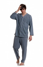 Piżama Gucio 2239 dł/r 4XL-5XL męska rozpinana