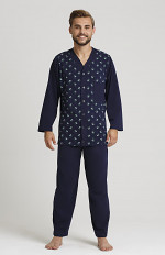 Piżama Gucio 2239 dł/r 4XL-5XL męska rozpinana