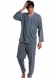 Piżama Gucio 2239 dł/r 4XL-5XL męska rozpinana