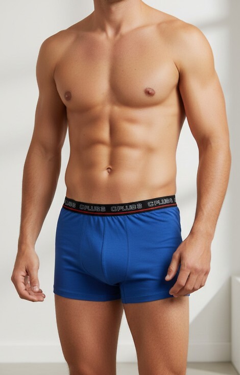Bokserki C+3 gładkie M-5XL