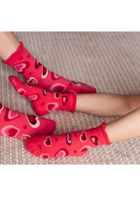 Skarpety Steven art.014 wzorowane dziewczęce 26-34