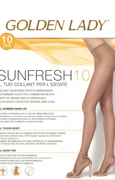 Rajstopy Golden Lady Sunfresh 10 den 2-5