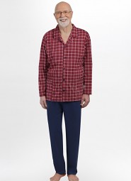 Piżama Martel Antoni 403 dł/r M-2XL męska rozpinana