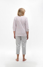 Piżama Martel Maria II 201 3/4 3XL-4XL damska rozpinana