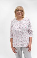 Piżama Martel Maria II 201 3/4 3XL-4XL damska rozpinana