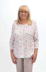 Piżama Martel Maria II 201 3/4 3XL-4XL damska rozpinana