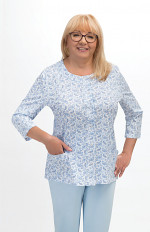 Piżama Martel Maria II 201 3/4 3XL-4XL damska rozpinana