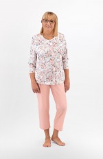 Piżama Martel Maria II 201 3/4 3XL-4XL damska rozpinana