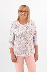 Piżama Martel Maria II 201 3/4 3XL-4XL damska rozpinana