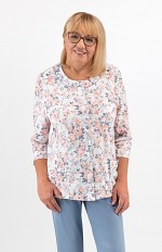 Piżama Martel Maria II 201 3/4 3XL-4XL damska rozpinana