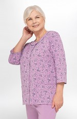 Piżama Martel Maria II 201 3/4 3XL-4XL damska rozpinana