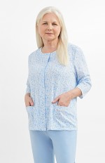 Piżama Martel Maria II 201 3/4 3XL-4XL damska rozpinana