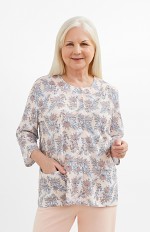 Piżama Martel Maria II 201 3/4 3XL-4XL damska rozpinana