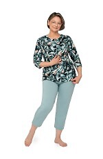 Piżama Martel Maria II 201 3/4 3XL-4XL damska rozpinana