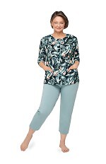 Piżama Martel Maria II 201 3/4 3XL-4XL damska rozpinana