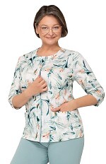 Piżama Martel Maria II 201 3/4 3XL-4XL damska rozpinana