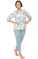 Piżama Martel Maria II 201 3/4 3XL-4XL damska rozpinana