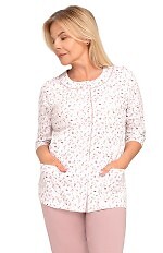 Piżama Martel Maria II 201 3/4 3XL-4XL damska rozpinana