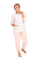 Piżama Martel Maria II 201 3/4 3XL-4XL damska rozpinana