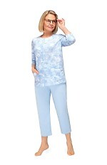 Piżama Martel Maria II 201 3/4 3XL-4XL damska rozpinana