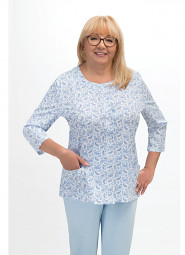 Piżama Martel Maria II 201 3/4 3XL-4XL damska rozpinana
