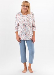 Piżama Martel Maria II 201 3/4 3XL-4XL damska rozpinana
