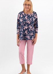 Piżama Martel Maria II 201 3/4 3XL-4XL damska rozpinana