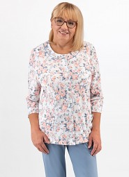Piżama Martel Maria II 201 3/4 3XL-4XL damska rozpinana