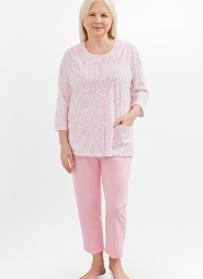 Piżama Martel Maria II 201 3/4 3XL-4XL damska rozpinana