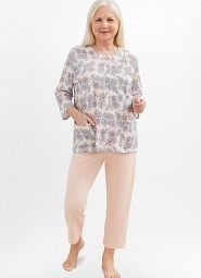 Piżama Martel Maria II 201 3/4 3XL-4XL damska rozpinana