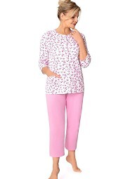 Piżama Martel Maria II 201 3/4 3XL-4XL damska rozpinana