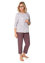Piżama Martel Maria II 201 3/4 3XL-4XL damska rozpinana