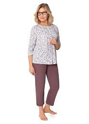 Piżama Martel Maria II 201 3/4 3XL-4XL damska rozpinana