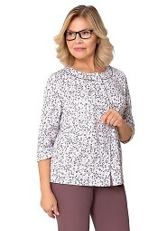 Piżama Martel Maria II 201 3/4 3XL-4XL damska rozpinana