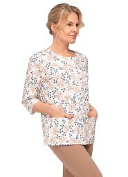 Piżama Martel Maria II 201 3/4 3XL-4XL damska rozpinana