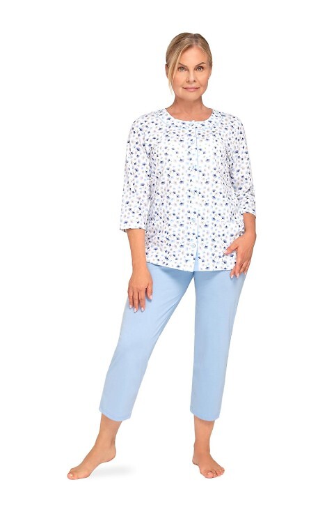 Piżama Martel Maria II 201 3/4 3XL-4XL damska rozpinana