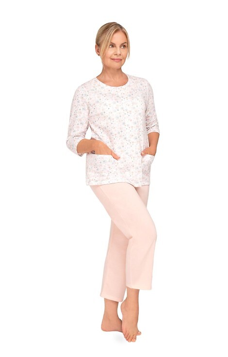 Piżama Martel Maria II 201 3/4 3XL-4XL damska rozpinana