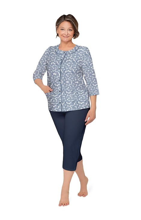 Martel Maria II 201 3/4 Pajamas 3XL-4XL Women's Button-Up