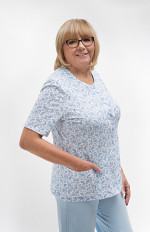 Piżama Martel Maria I 200 kr/r 3XL-4XL damska rozpinana