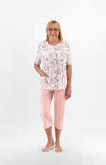 Piżama Martel Maria I 200 kr/r 3XL-4XL damska rozpinana